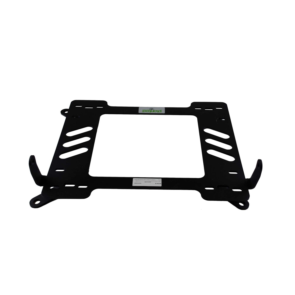 Planted seat bracket for 2011-2013 BMW 5 Series (F10/F11/F07, 6th Gen pre-LCI), driver side, black powder-coated steel