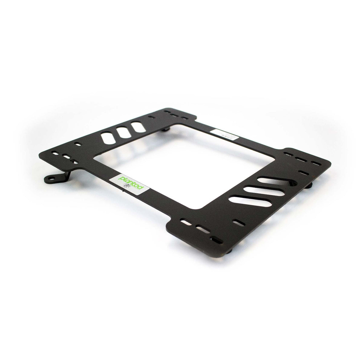 Planted seat bracket for 1962-1965 Chevrolet Nova 4-Door Sedan (Bucket Seat Models Only), passenger side, black powder-coated steel