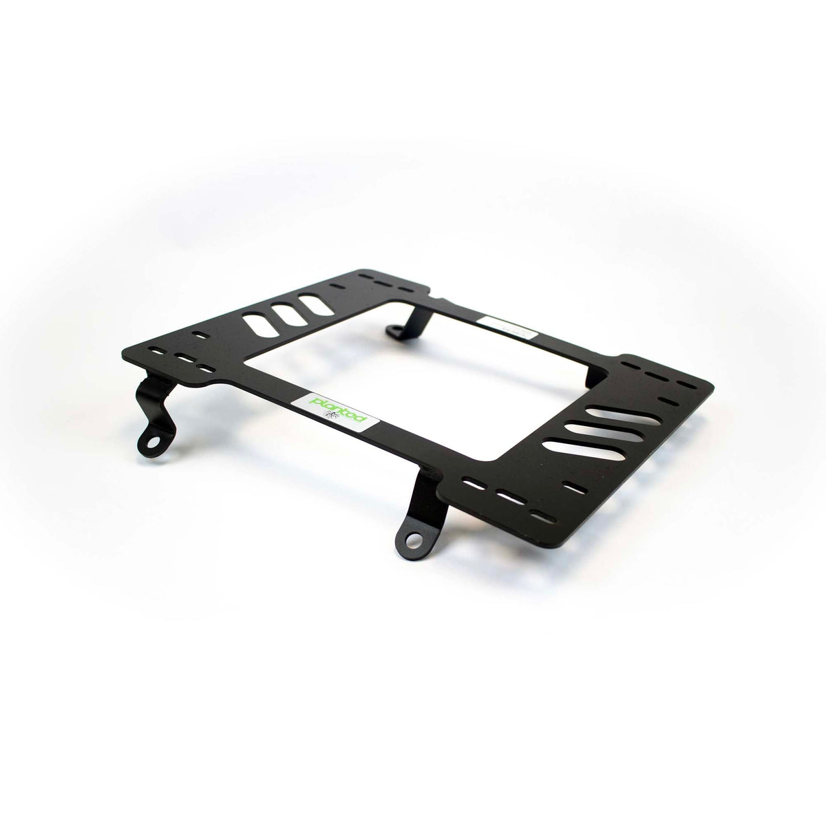 Planted seat bracket for 1980-1986 Ford Bronco (3rd Gen, Bucket Seat Models Only), driver side, black powder-coated steel