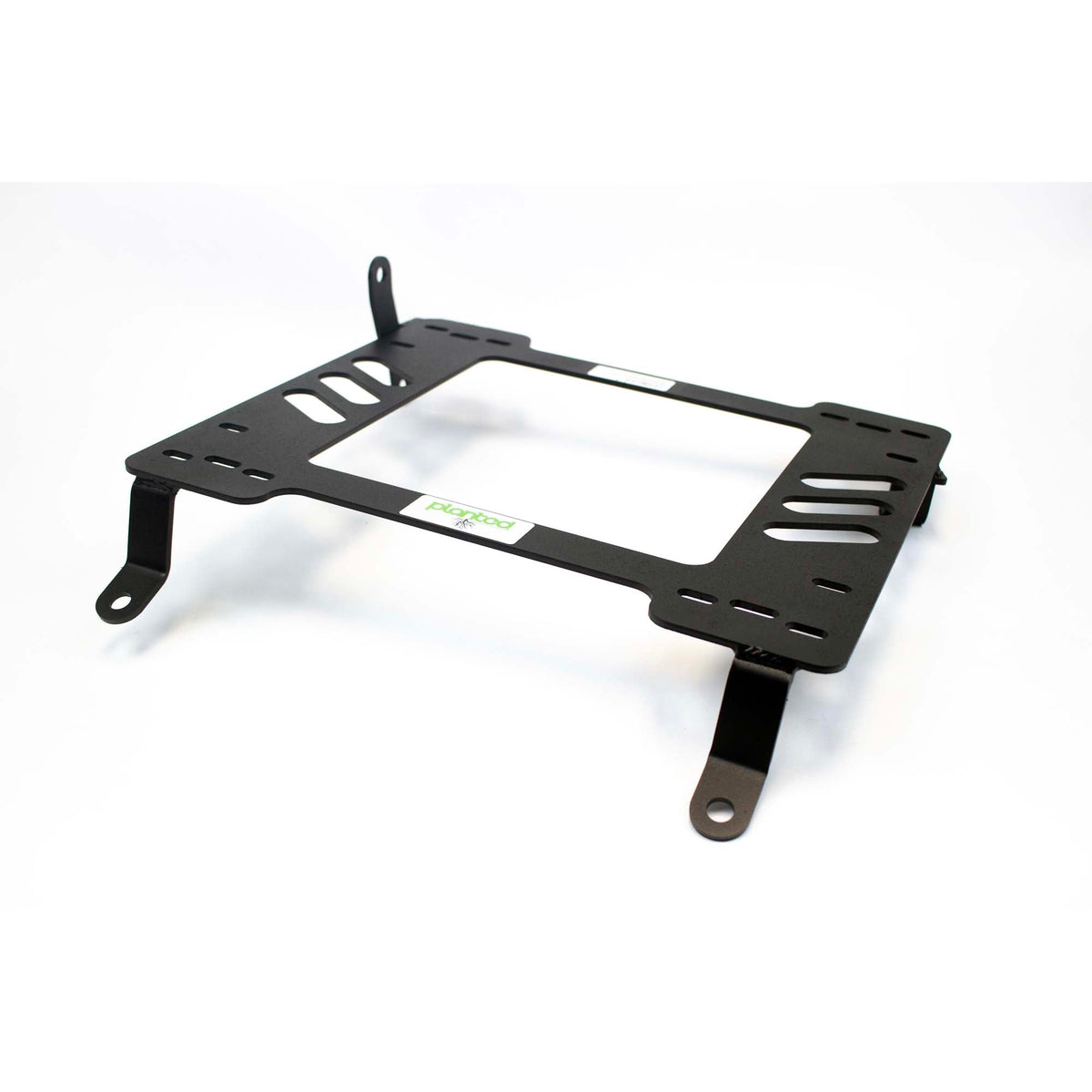 Planted seat bracket for 2003-2009 Toyota Prius (XW20, 2nd Gen), driver side, black powder-coated steel