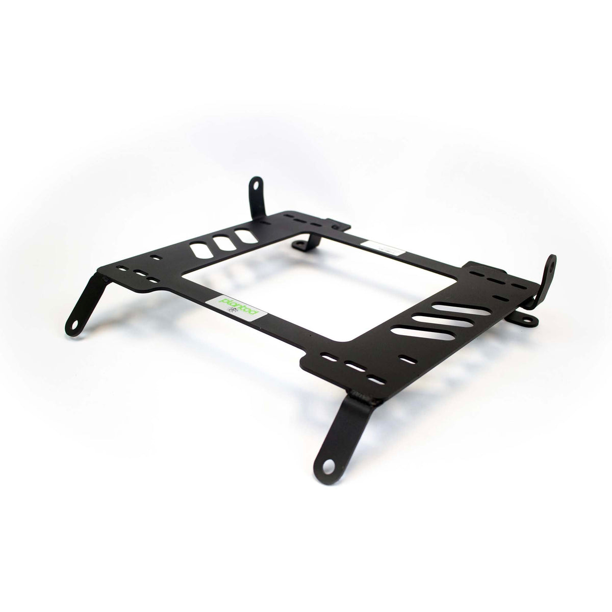 Planted seat bracket for 2009-2014 Acura TSX (2nd Gen), driver side, black powder-coated steel