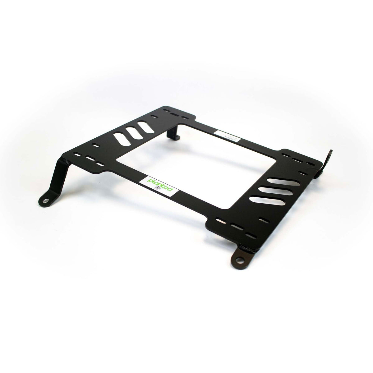 Planted seat bracket for 2013-2016 Infiniti Q60 (1st Gen), passenger side, black powder-coated steel