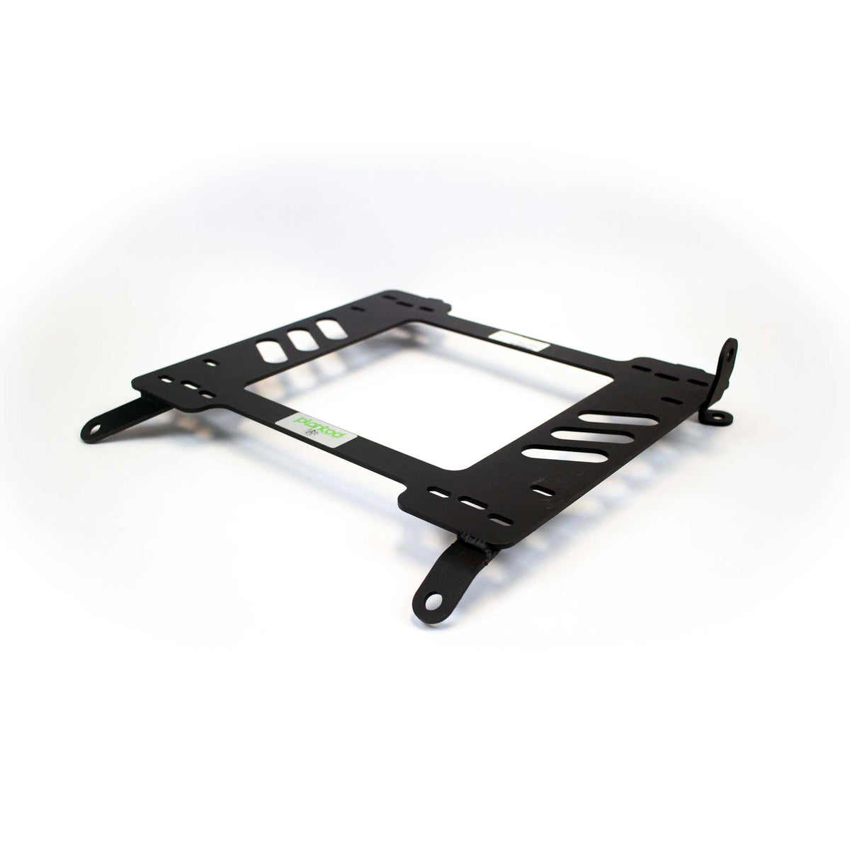Planted seat bracket for 1992-1997 Mazda MX-6 (2nd Gen), passenger side, black powder-coated steel