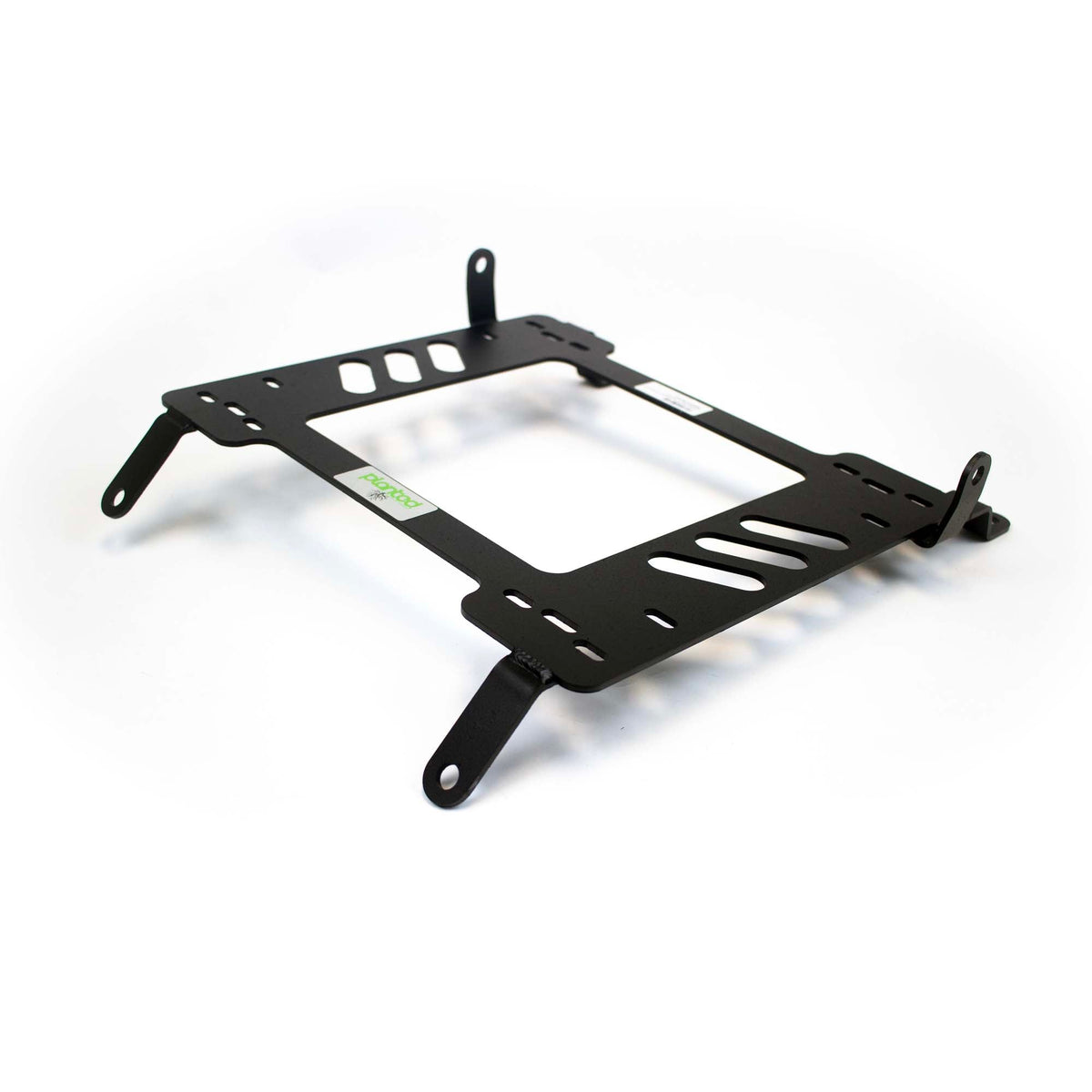 Planted seat bracket for 2011+ Jeep Grand Cherokee (4th Gen), passenger side, black powder-coated steel