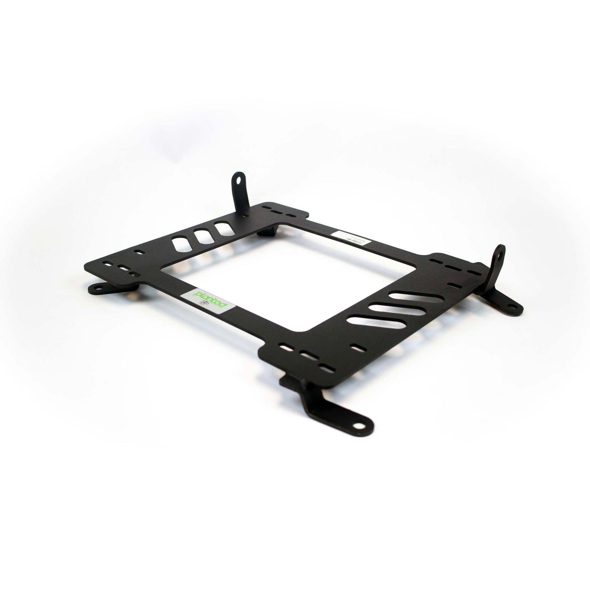 Planted seat bracket for 2007-2015 Audi Q7 (1st Gen), driver side, black powder-coated steel