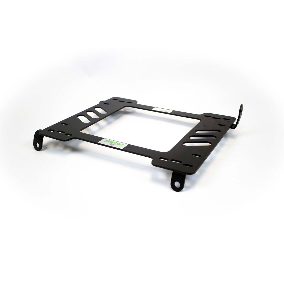 Planted seat bracket for 1989-2001 Geo Metro (1st/2nd Gen), passenger side, black powder-coated steel