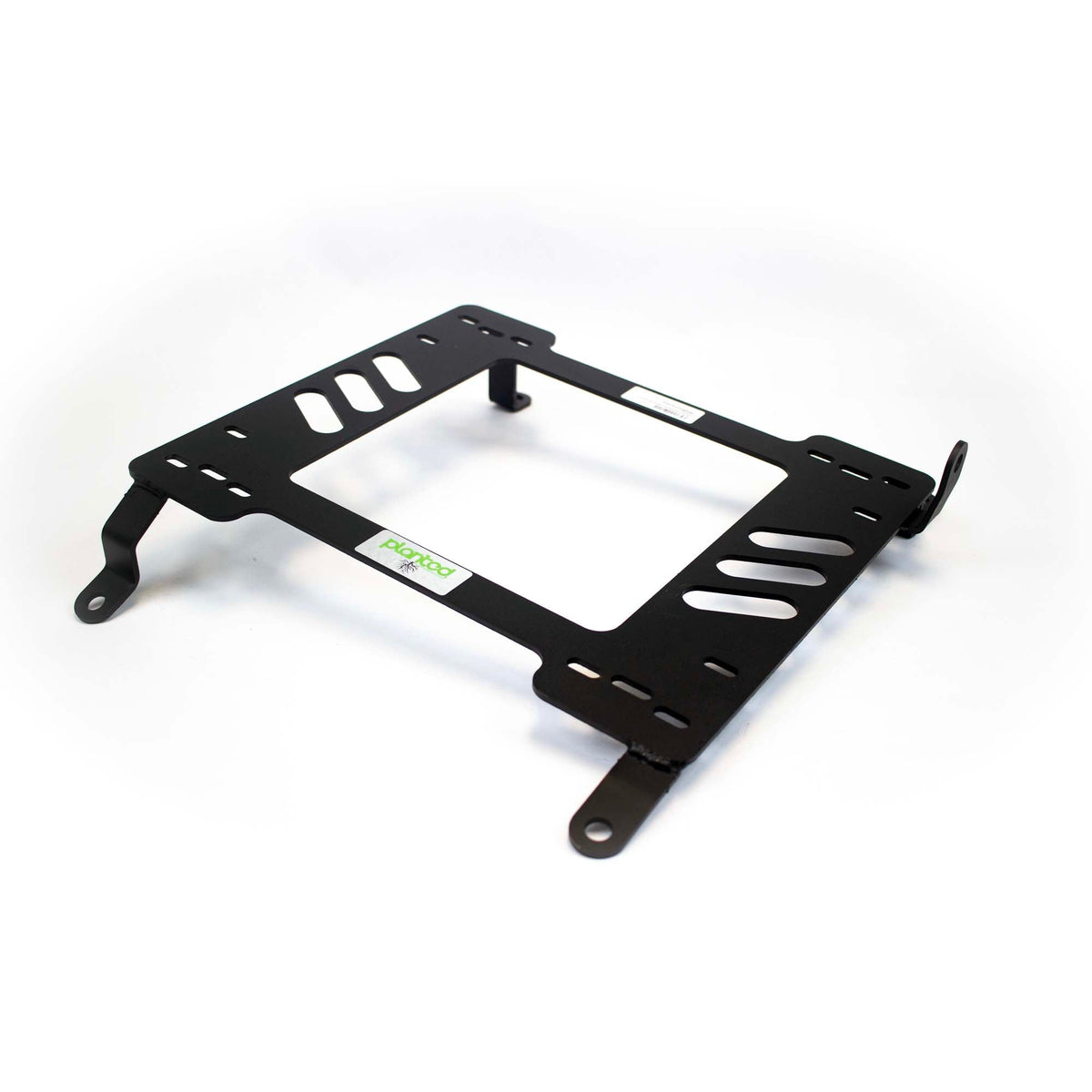 Planted seat bracket for 2014+ Infiniti Q50, passenger side, black powder-coated steel