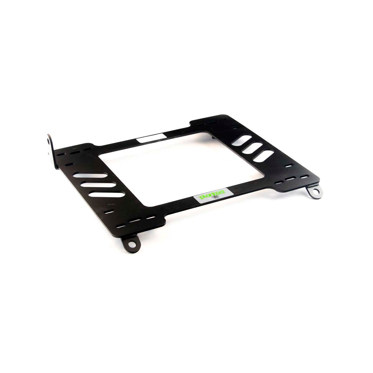 Planted seat bracket for 2015+ Audi R8 (2nd Gen), driver side, black powder-coated steel