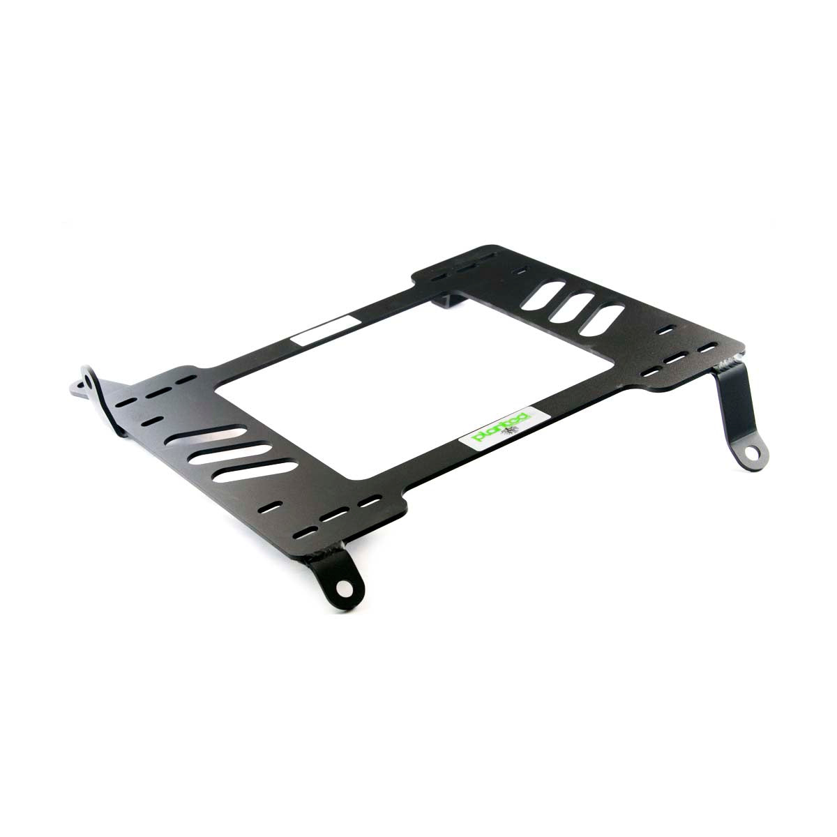 Planted seat bracket for 2017+ Nissan GT-R, driver side, black powder-coated steel
