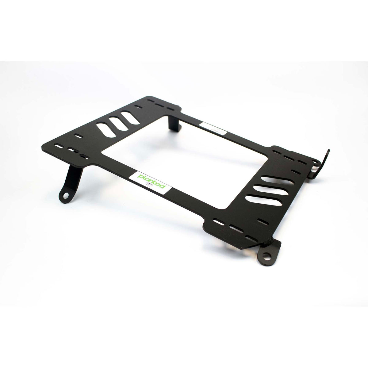 Planted seat bracket for 2017+ Nissan GT-R, passenger side, black powder-coated steel
