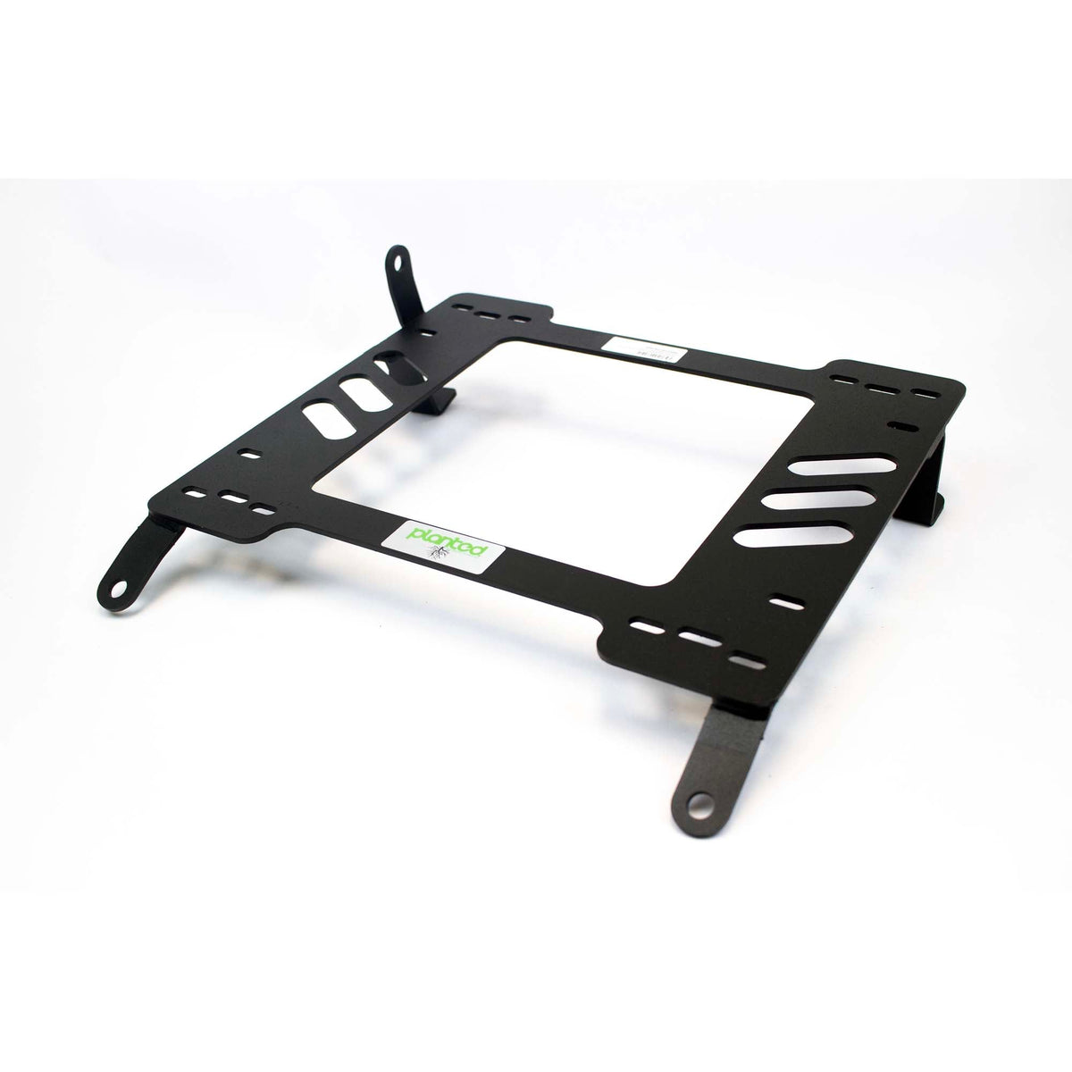 Planted seat bracket for 1996-2002 Toyota Camry (XV20), driver side, black powder-coated steel