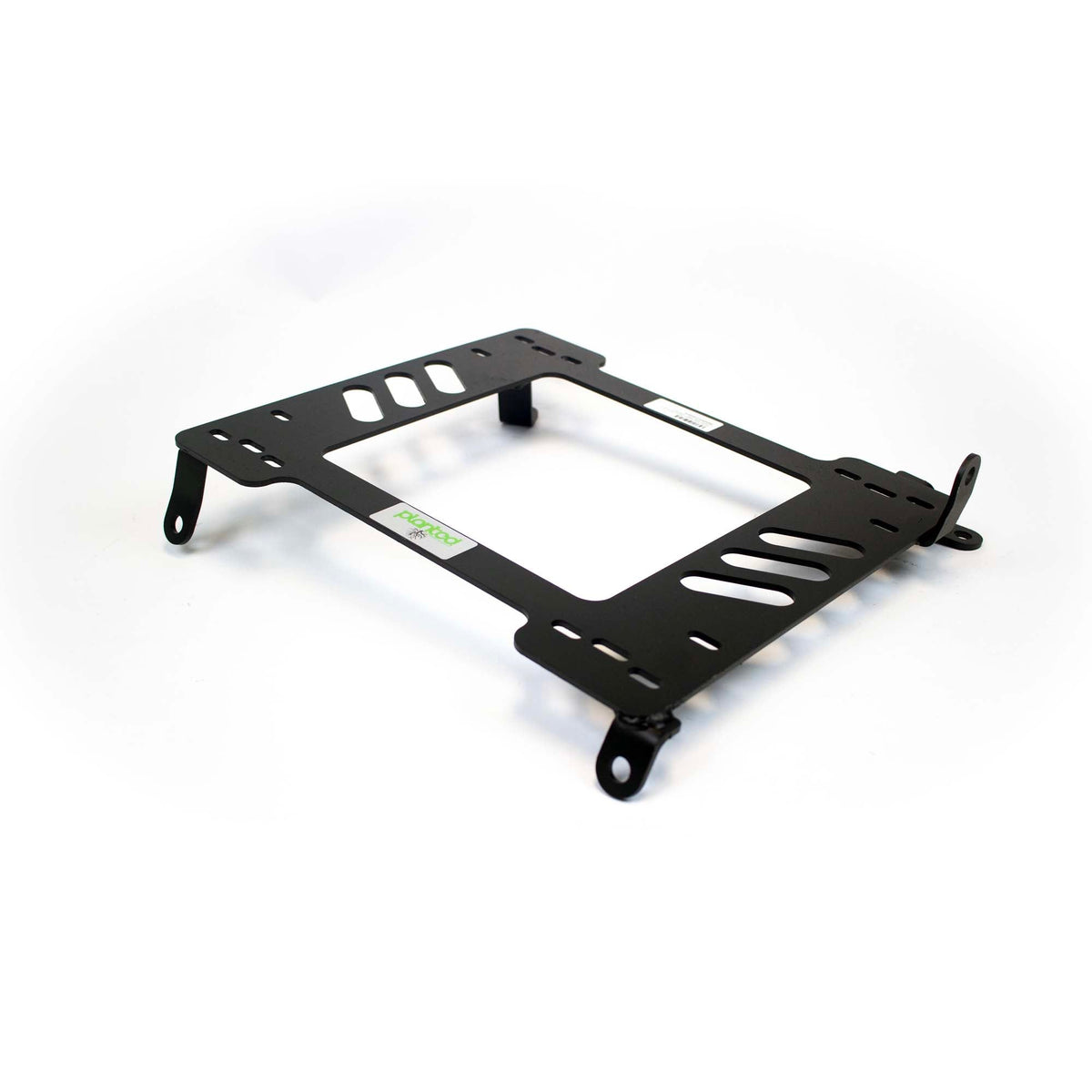 Planted seat bracket for 1995-1998 Nissan 200SX (B14), passenger side, black powder-coated steel