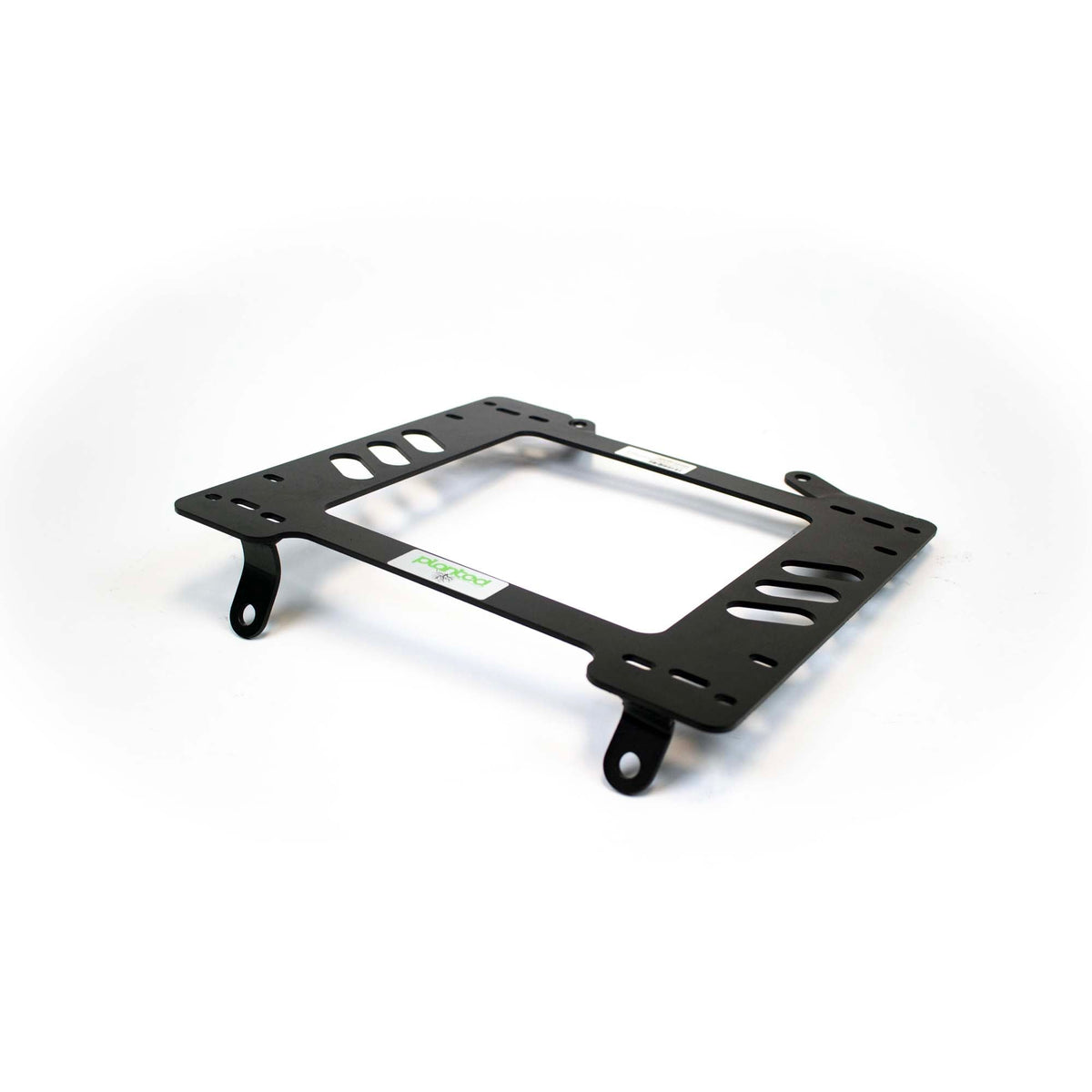 Planted seat bracket for 1999+ Toyota Land Cruiser (78/79 Series, Troop Carrier/Pickup), passenger side, black powder-coated steel