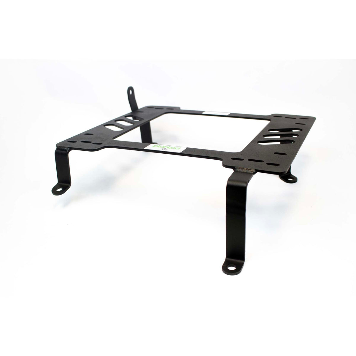 Planted seat bracket for 1991-1998 Mitsubishi Montero (2nd Gen), driver side, black powder-coated steel