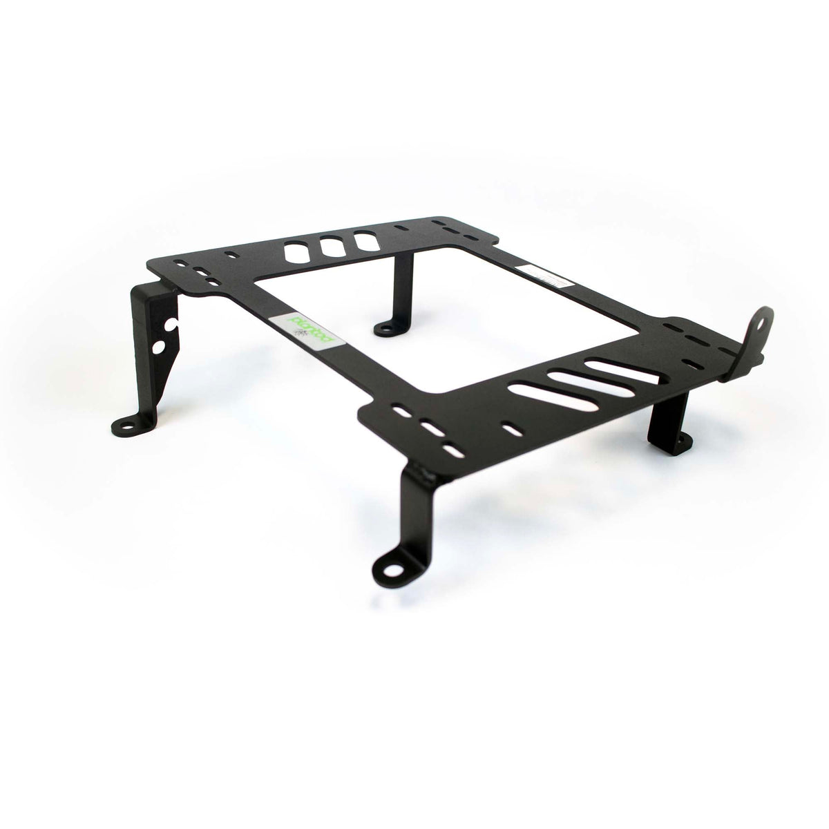 Planted seat bracket for 1991-1998 Mitsubishi Montero (2nd Gen), passenger side, black powder-coated steel