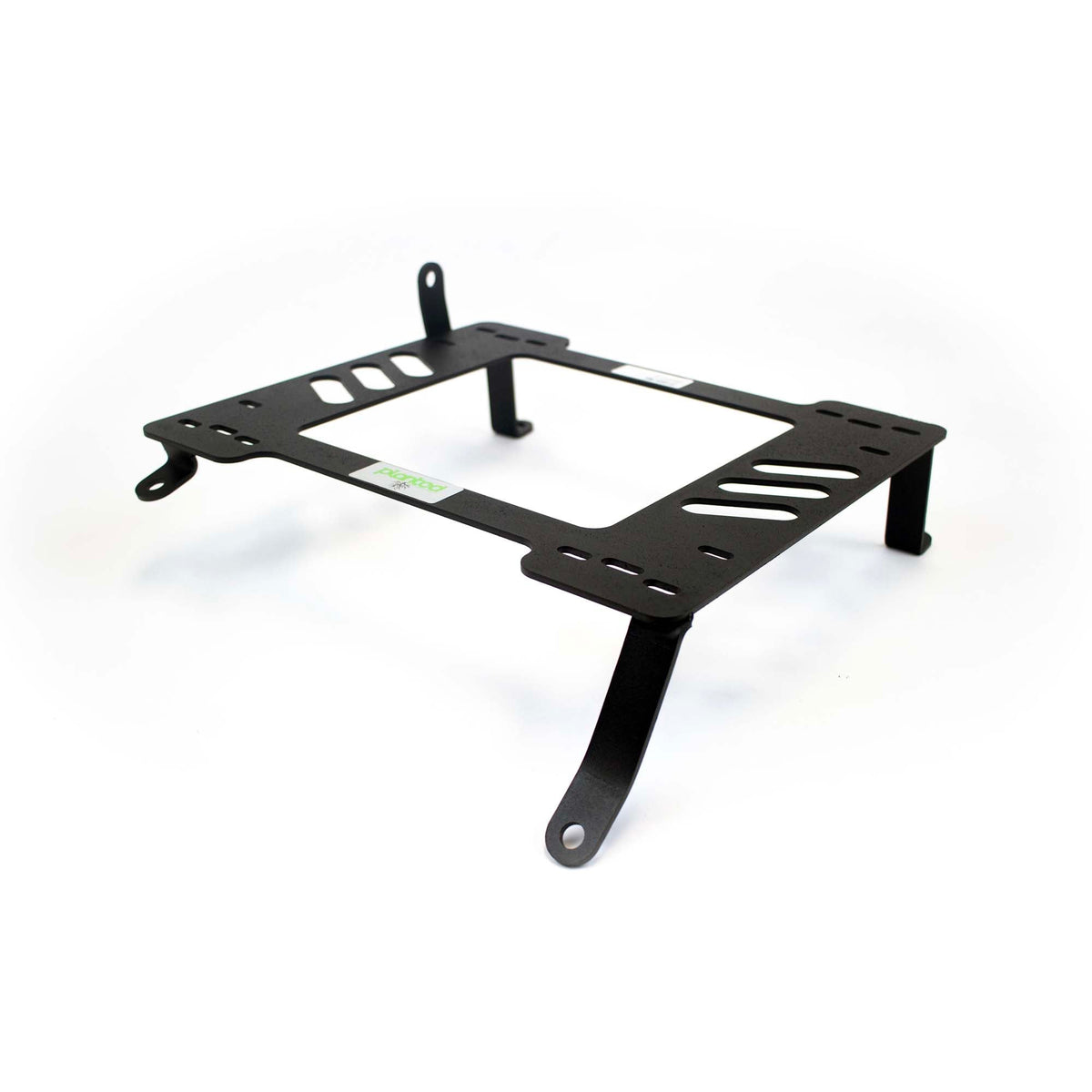 Planted seat bracket for 2020+ Jeep Gladiator (JT), driver side, black powder-coated steel