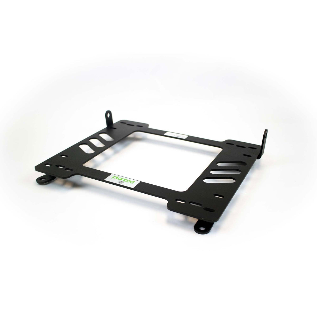 Planted seat bracket for 2019+ Toyota Supra (J29/DB, 5th Gen), passenger side, black powder-coated steel