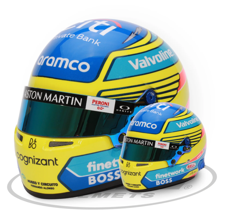 Bell Fernando Alonso 2024 Mini Helmet