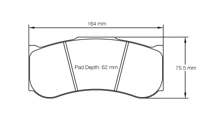 Pagid U-2019 Racing Pads - RSL-1 Compound