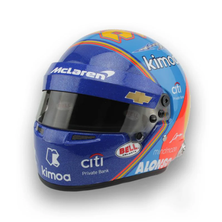 Bell Fernando Alsono 2019 Indy Mini Helmet