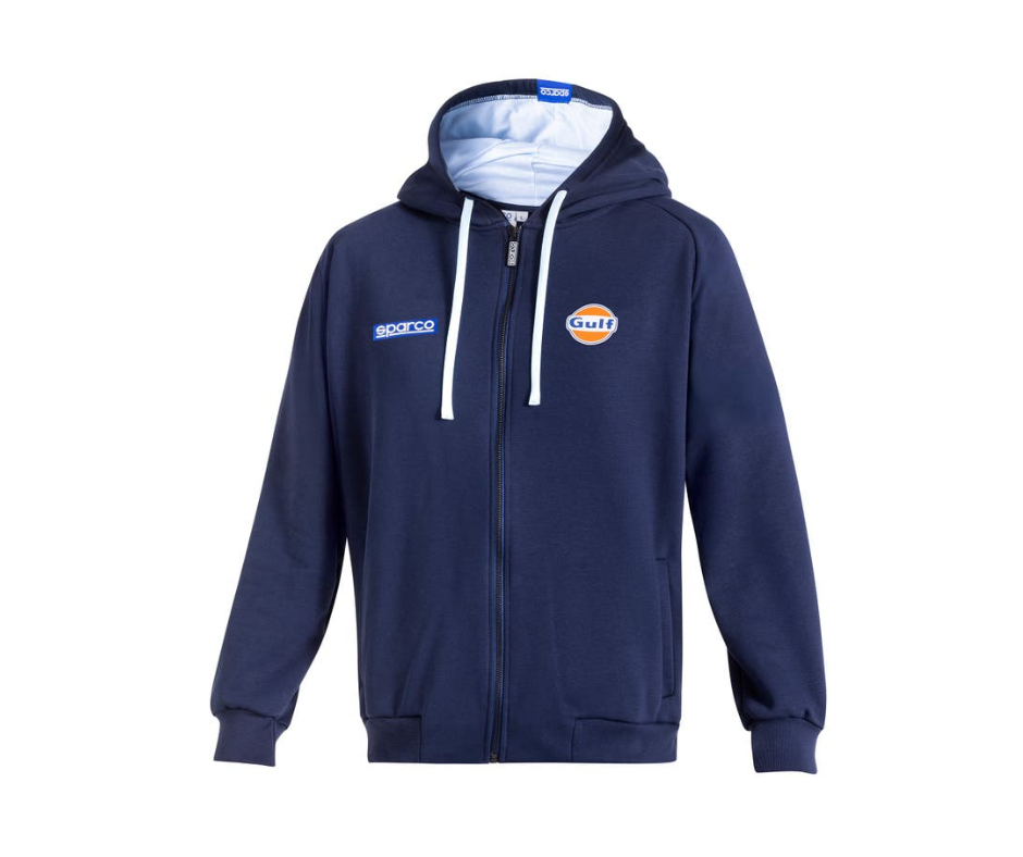 Sparco Gulf Hooded Full Zip Sweatshirt