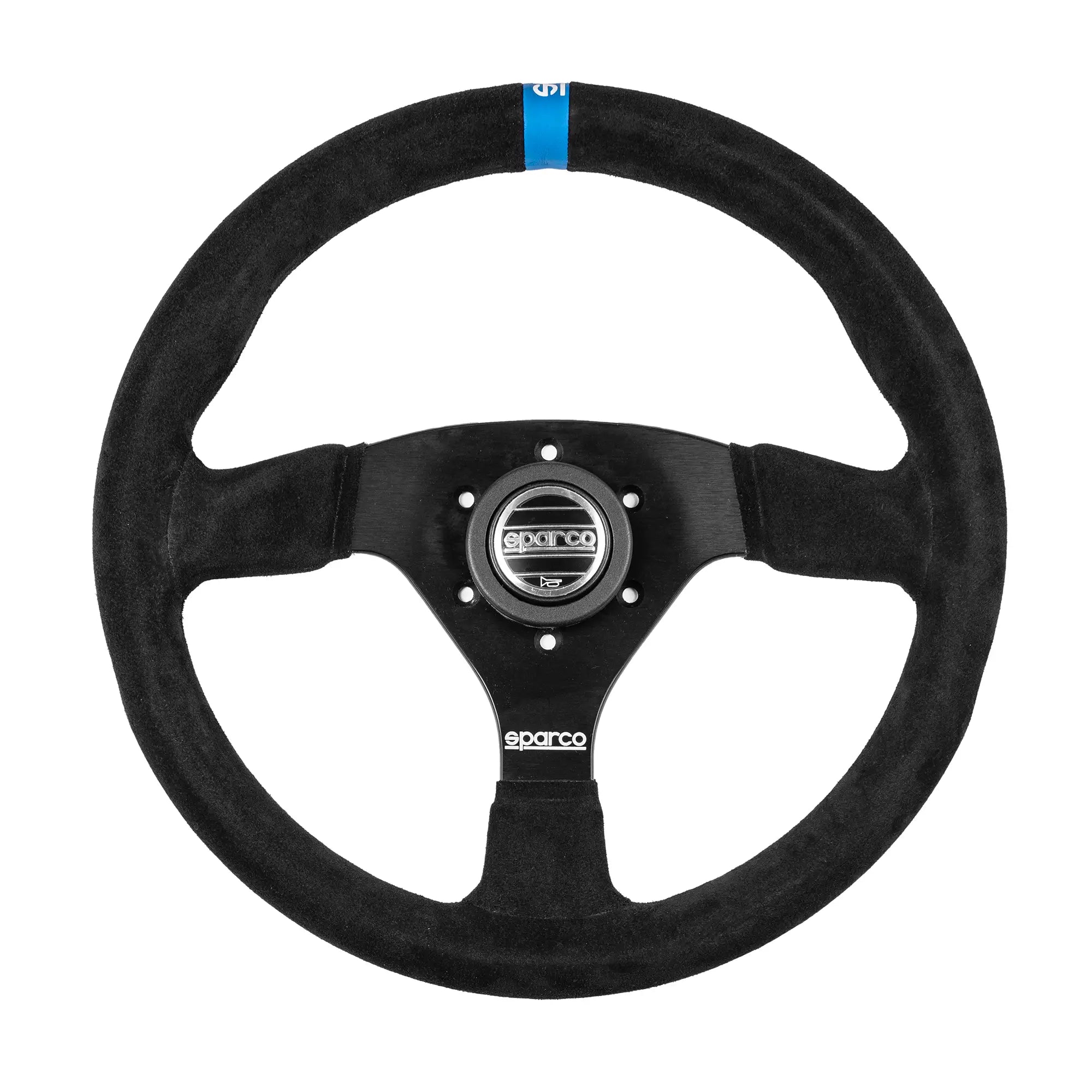 Sparco R-383 Logo Steering Wheel - Suede