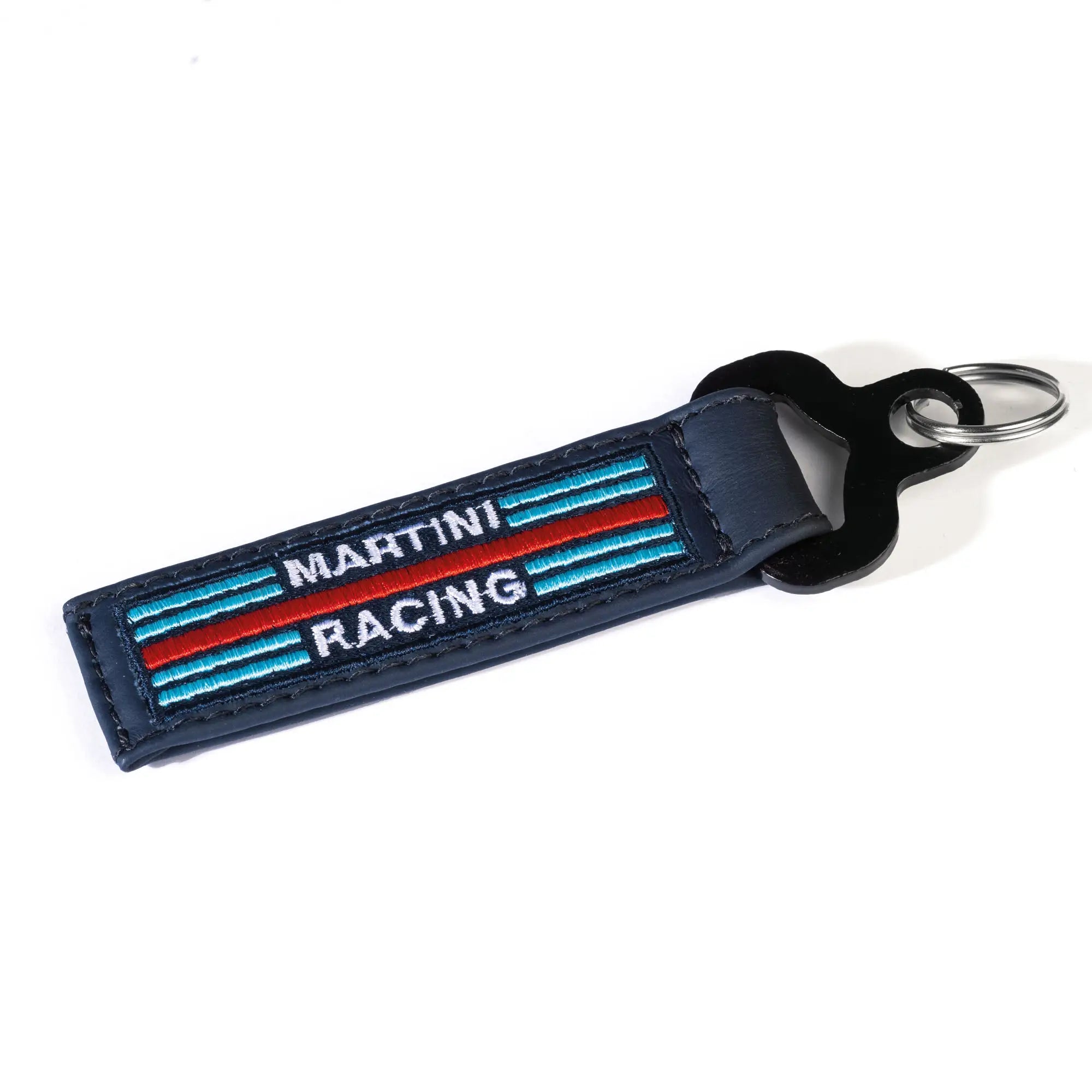 Sparco Martini Leather Keychain (Navy)