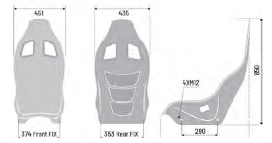 Sparco Ultra Fiberglass Racing Seat