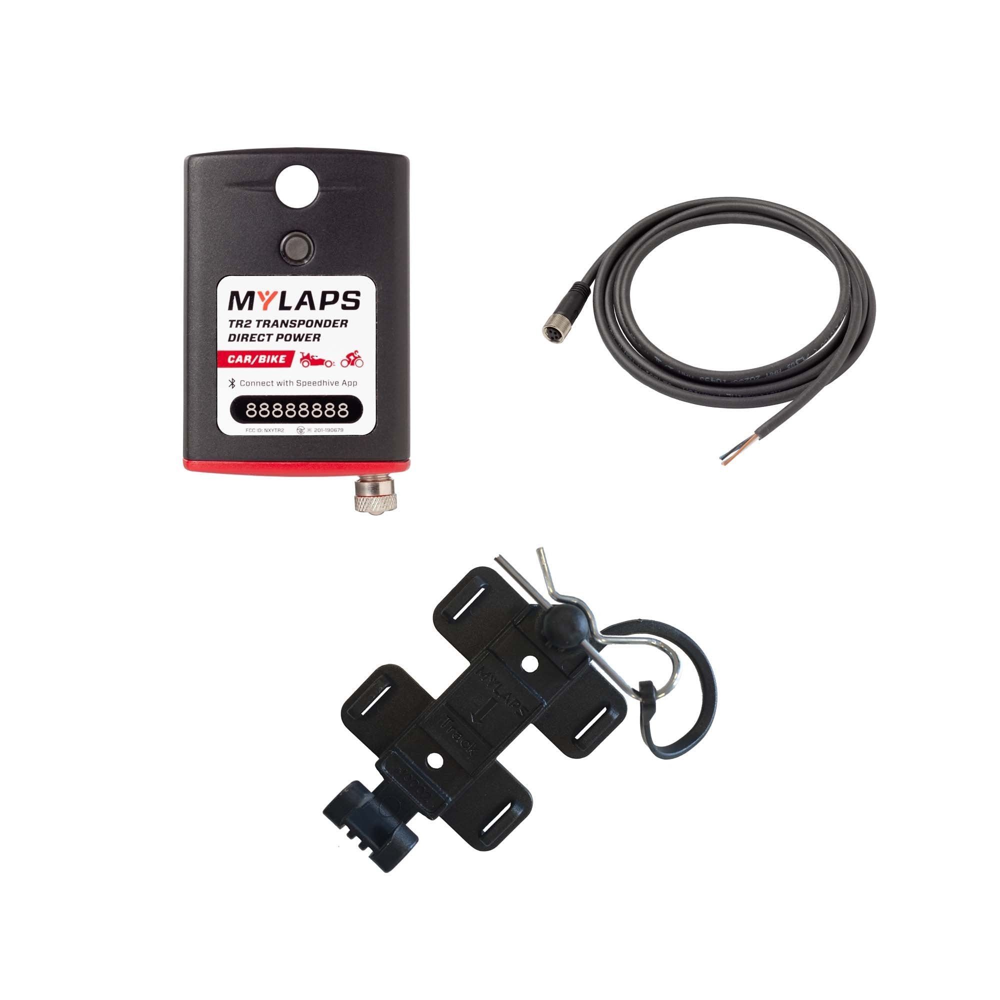 MyLaps TR2 Go Direct Power Transponder - Lifetime