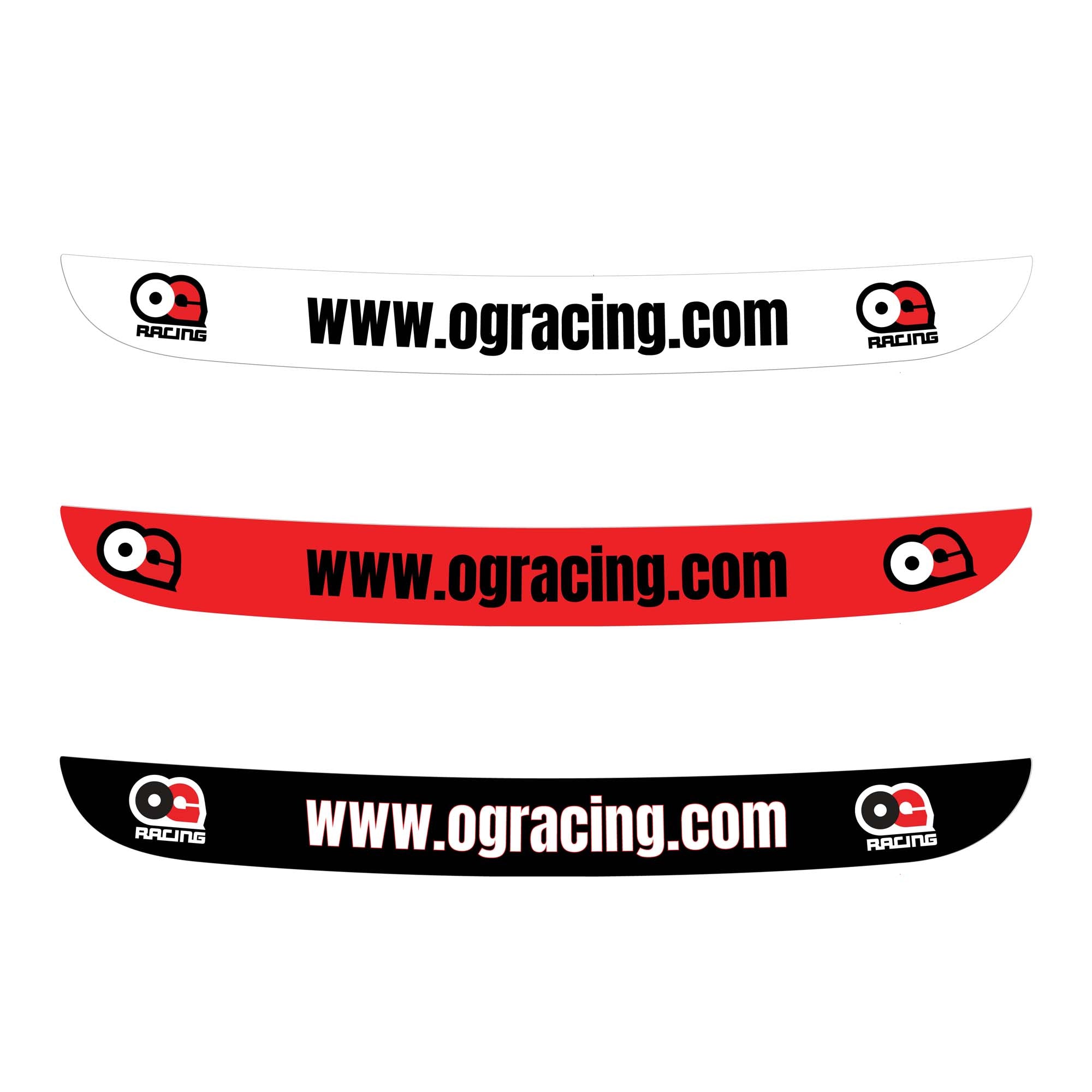 OG Racing Helmet Visor Strip GIFT